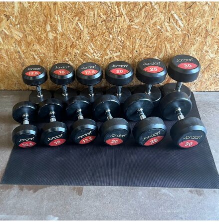 Jordan Gummerade Solida Hantlar 6-par Jordan Gummerade Solida Hantlar 6-par