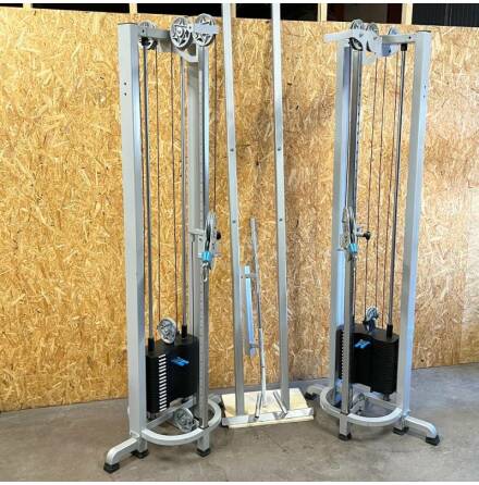 Kryssdrag h�j-/s�nkbar trissa 2x80 kg, Nordic Gym