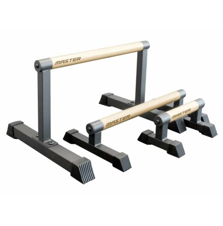 Master Fitness Parallettes Wood - tre storlekar