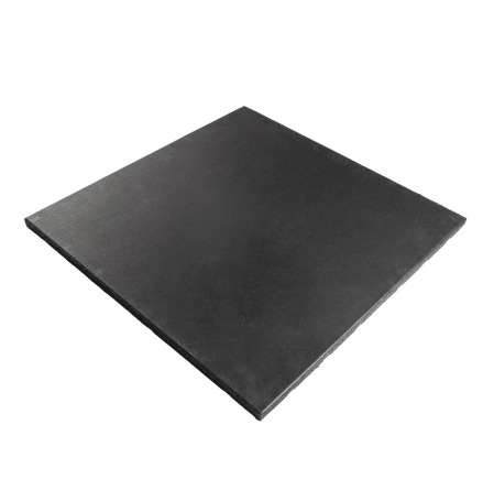 Gummigolv raka kanter 30mm, svart 1x1m, Extra Sl�t Yta