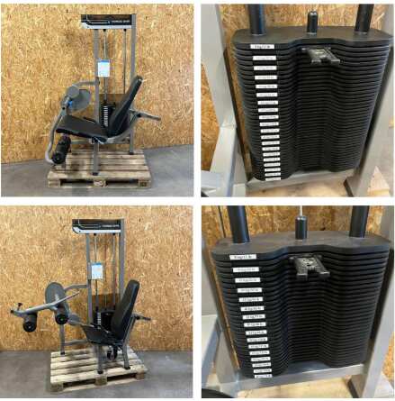 2st Benmaskiner Nordic Gym Benspark/Sittande L�r Curl